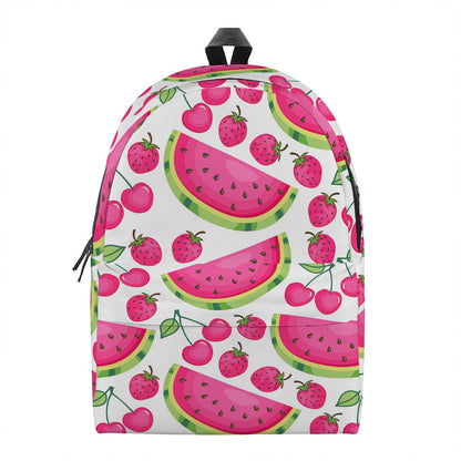 Cute Berry Watermelon Pattern Print Backpack