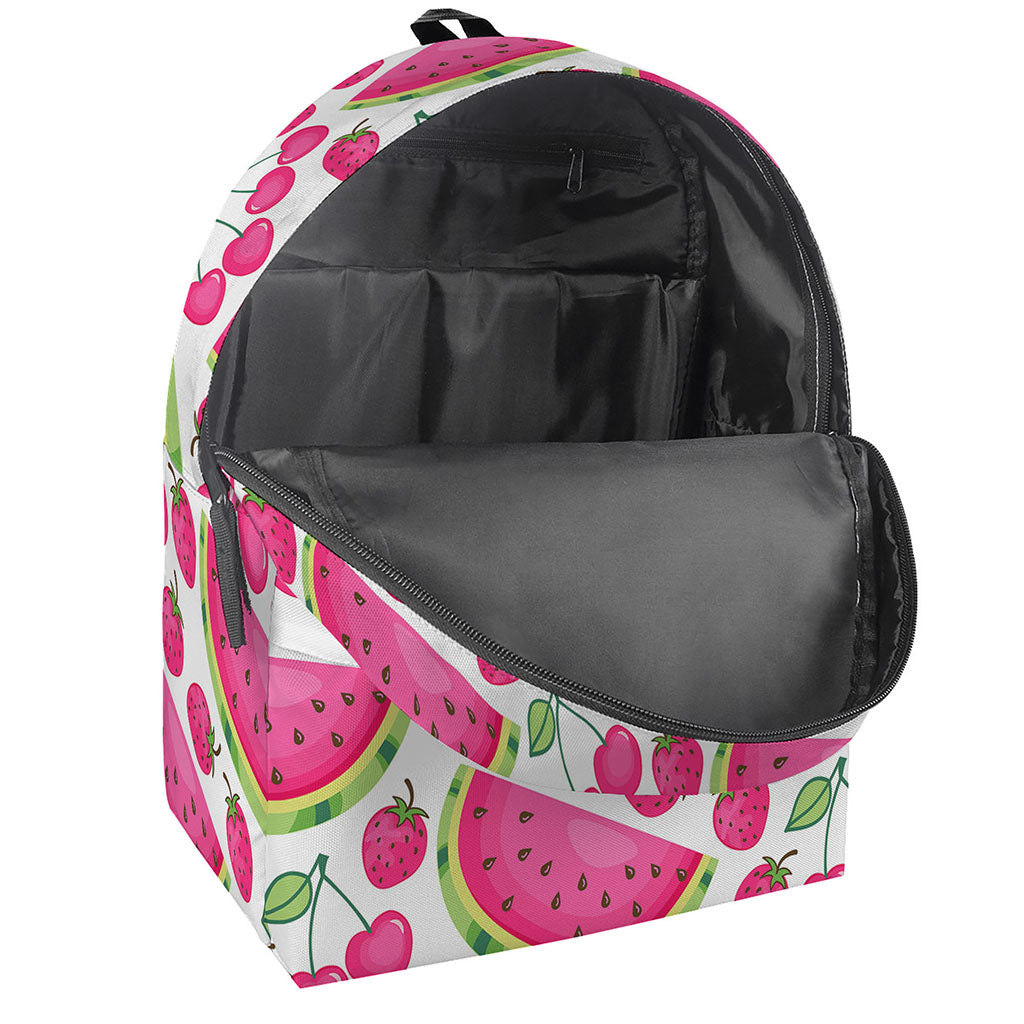 Cute Berry Watermelon Pattern Print Backpack