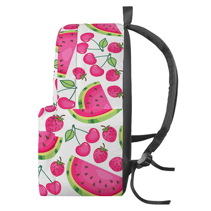 Cute Berry Watermelon Pattern Print Backpack
