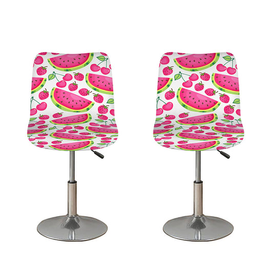 Cute Berry Watermelon Pattern Print Bar Stool Covers