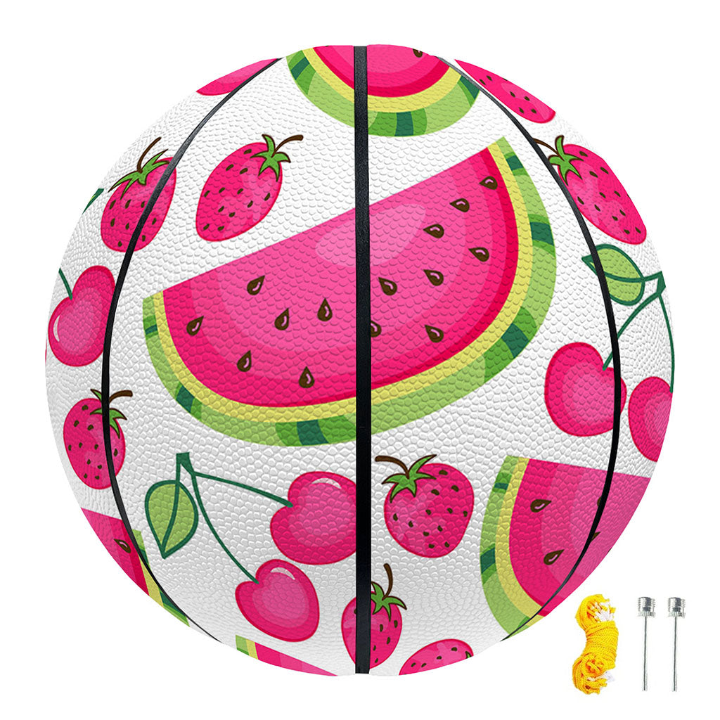 Cute Berry Watermelon Pattern Print Basketball