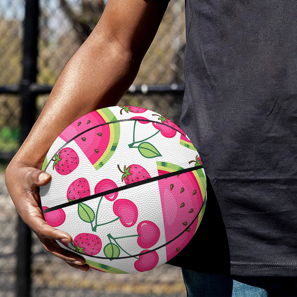 Cute Berry Watermelon Pattern Print Basketball