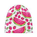 Cute Berry Watermelon Pattern Print Beanie