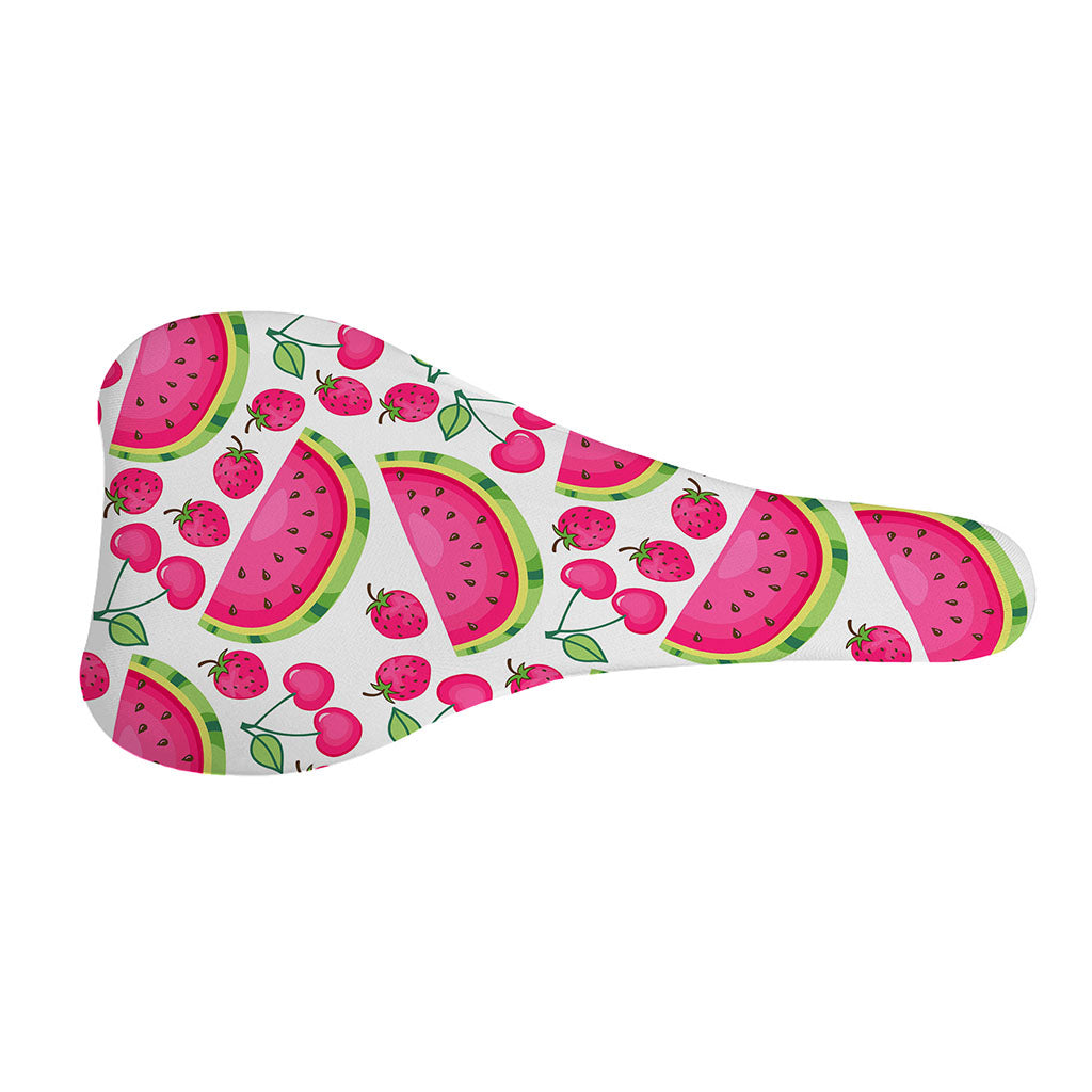 Cute Berry Watermelon Pattern Print Bicycle Seat Cover