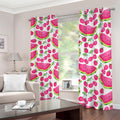 Cute Berry Watermelon Pattern Print Dimout Grommet Curtains