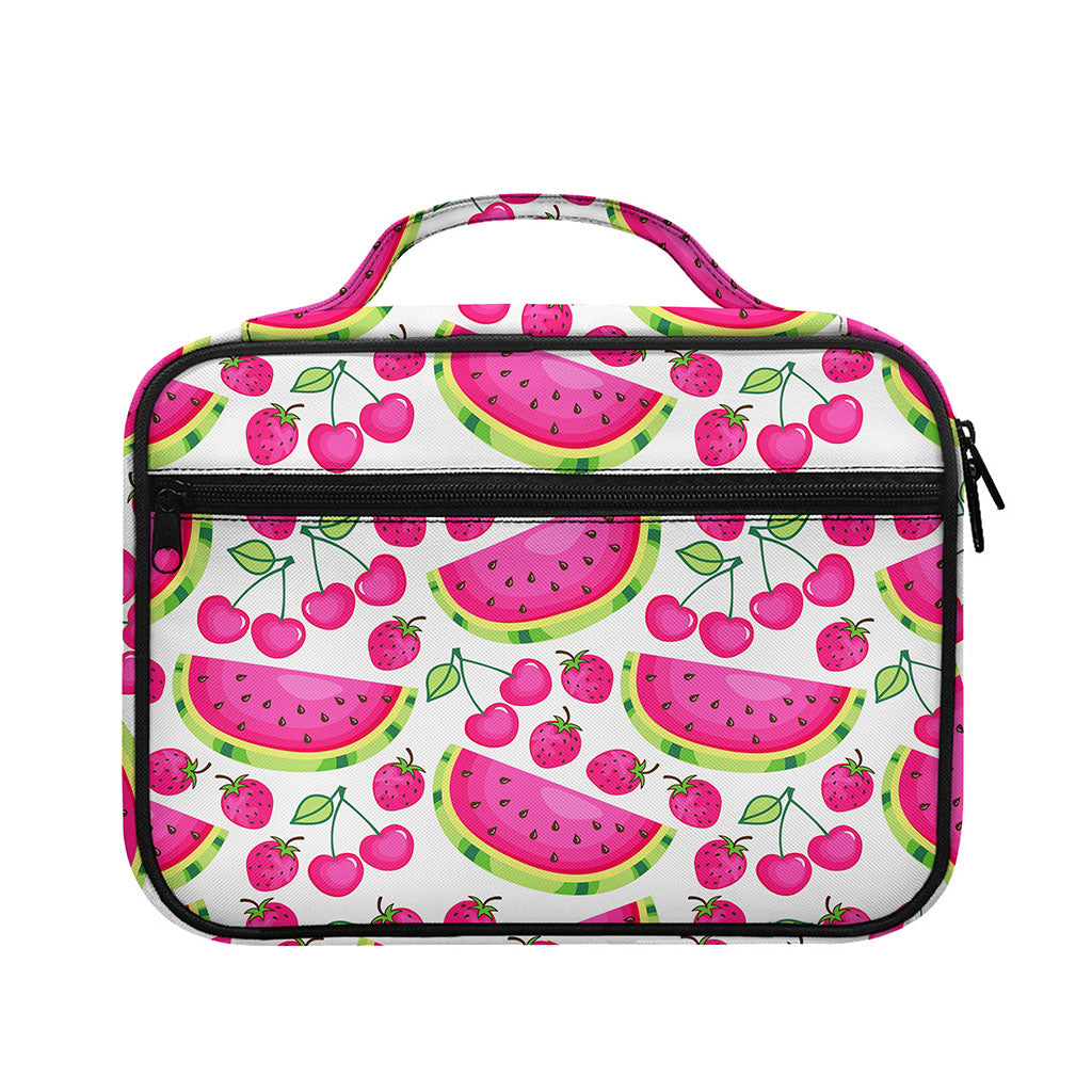 Cute Berry Watermelon Pattern Print Briefcase Bible Bag