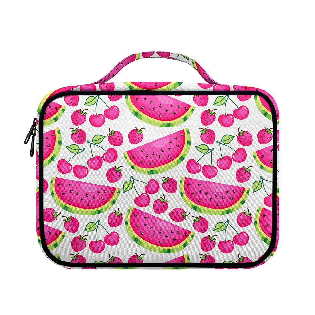Cute Berry Watermelon Pattern Print Briefcase Bible Bag
