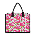 Cute Berry Watermelon Pattern Print Canvas Tote Bag