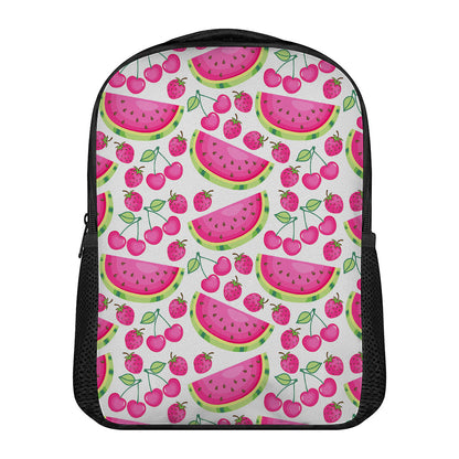 Cute Berry Watermelon Pattern Print Casual Backpack