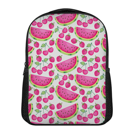 Cute Berry Watermelon Pattern Print Casual Backpack