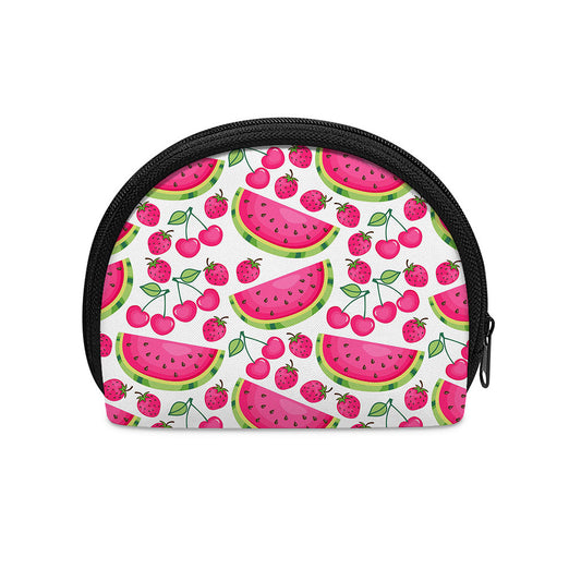 Cute Berry Watermelon Pattern Print Coin Purse