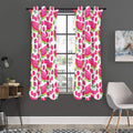 Cute Berry Watermelon Pattern Print Grommet Curtain Panels