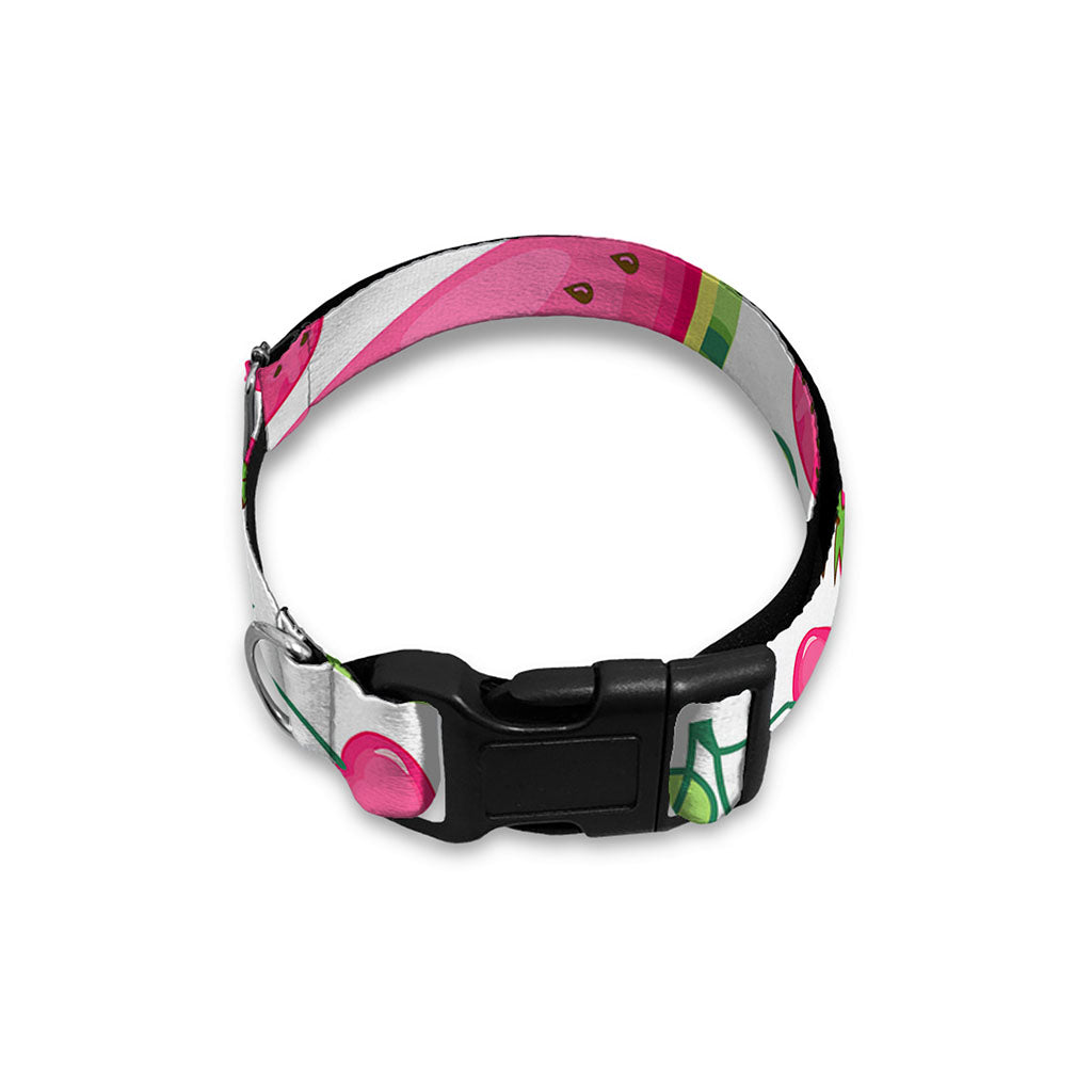 Cute Berry Watermelon Pattern Print Dog Collar