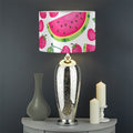 Cute Berry Watermelon Pattern Print Drum Lamp Shade