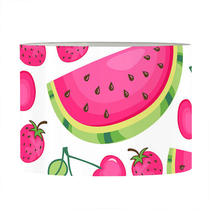 Cute Berry Watermelon Pattern Print Drum Lamp Shade