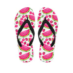 Cute Berry Watermelon Pattern Print Flip Flops