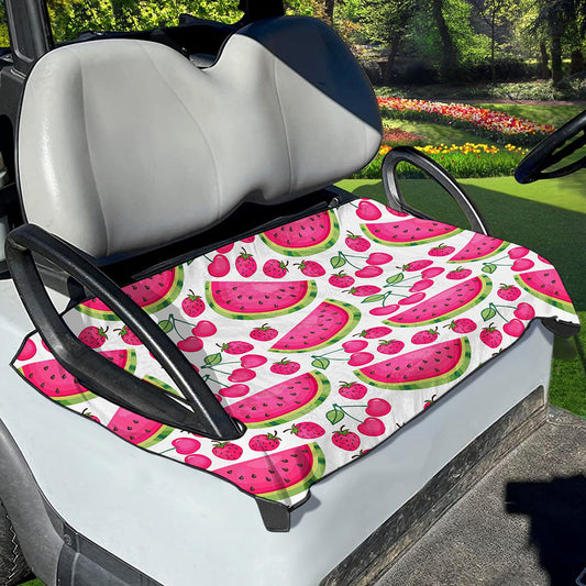 Cute Berry Watermelon Pattern Print Golf Cart Seat Cover