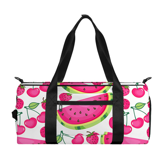 Cute Berry Watermelon Pattern Print Gym Bag