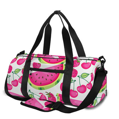 Cute Berry Watermelon Pattern Print Gym Bag