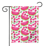 Cute Berry Watermelon Pattern Print House Flag
