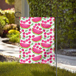 Cute Berry Watermelon Pattern Print House Flag