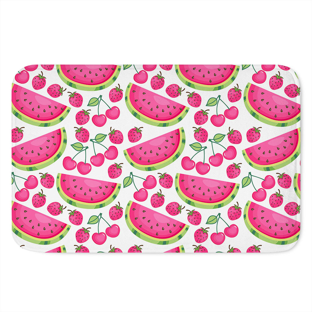 Cute Berry Watermelon Pattern Print Indoor Door Mat