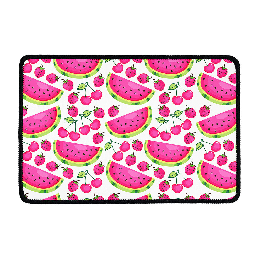 Cute Berry Watermelon Pattern Print Kitchen Mat