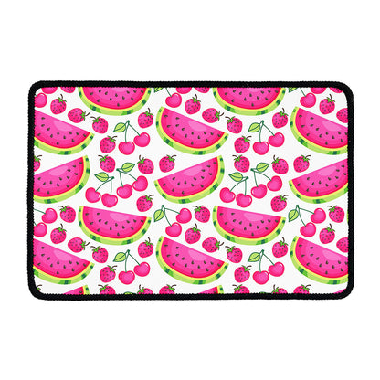 Cute Berry Watermelon Pattern Print Kitchen Mat
