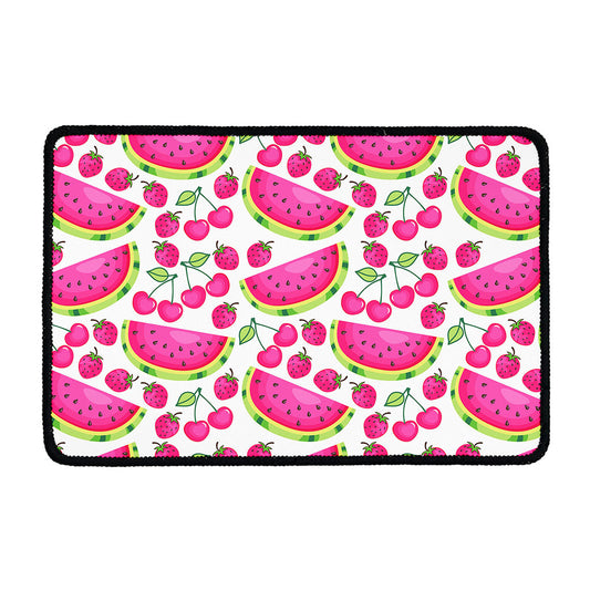 Cute Berry Watermelon Pattern Print Kitchen Mat