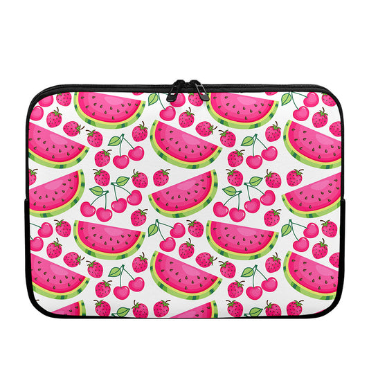 Cute Berry Watermelon Pattern Print Laptop Sleeve
