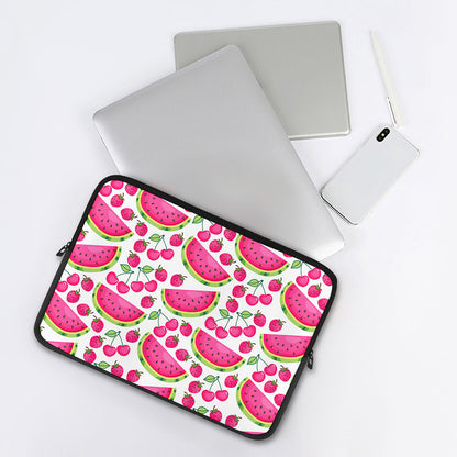 Cute Berry Watermelon Pattern Print Laptop Sleeve