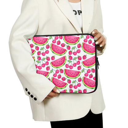 Cute Berry Watermelon Pattern Print Laptop Sleeve