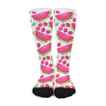 Cute Berry Watermelon Pattern Print Long Socks