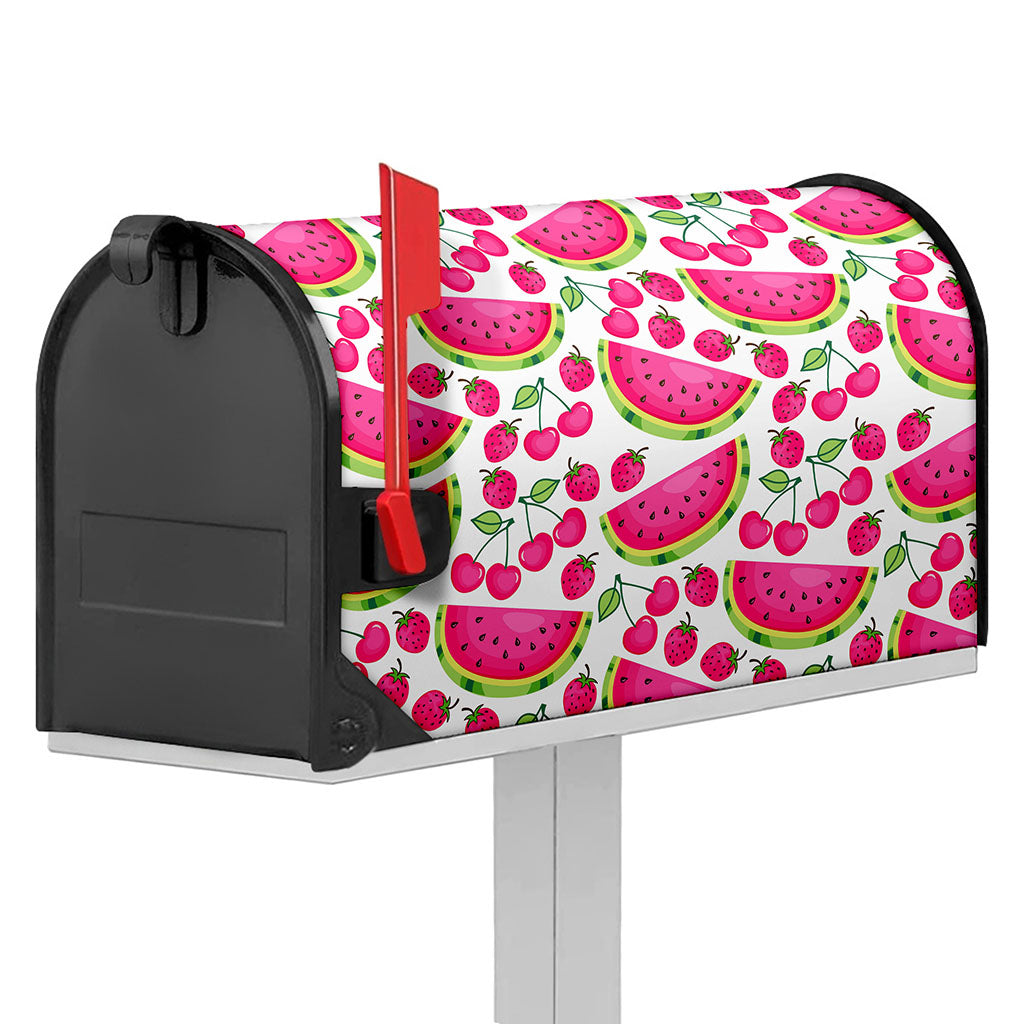 Cute Berry Watermelon Pattern Print Mailbox Cover
