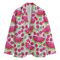 Cute Berry Watermelon Pattern Print Men's Blazer