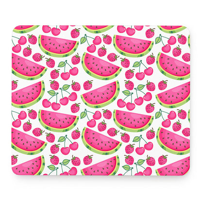 Cute Berry Watermelon Pattern Print Mouse Pad