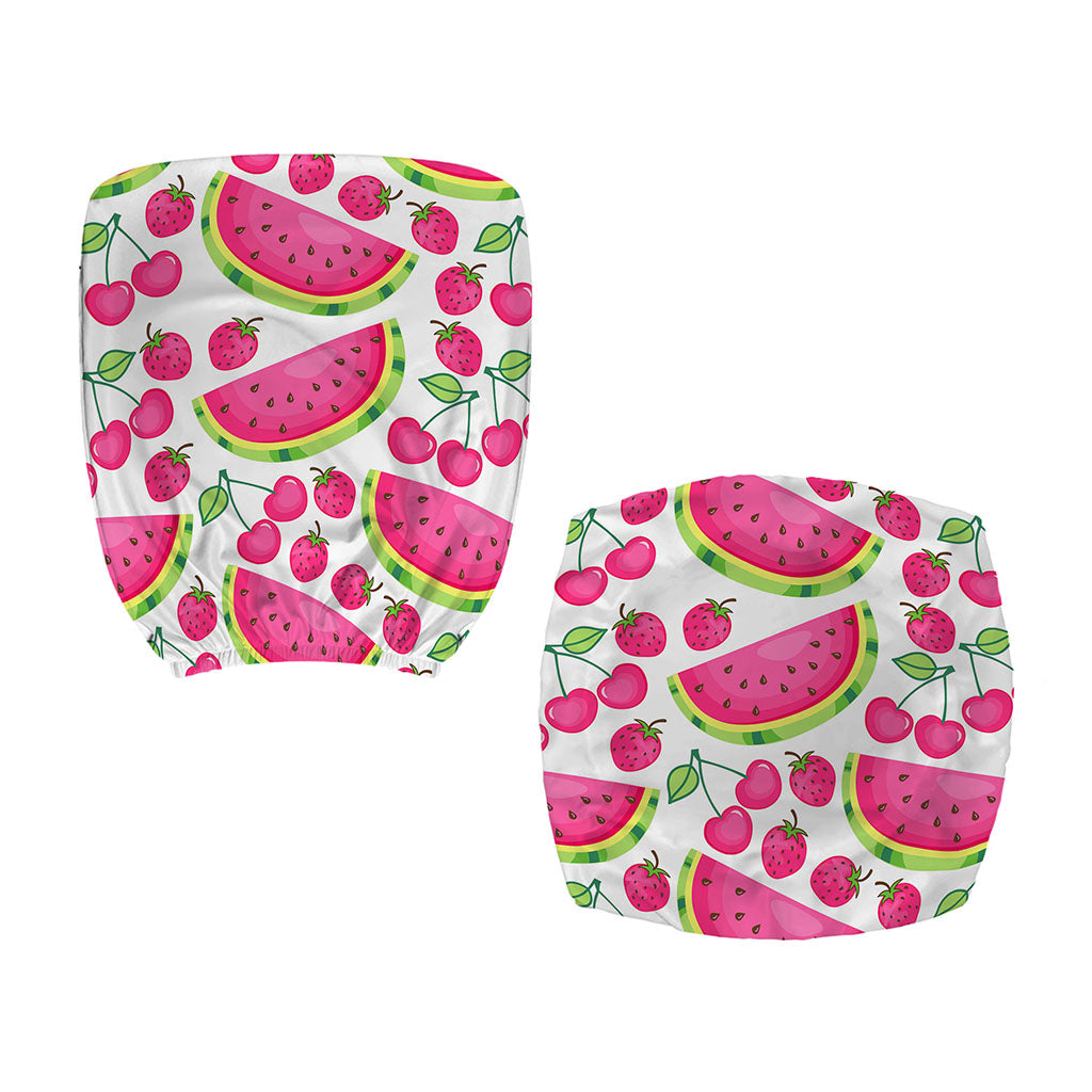 Cute Berry Watermelon Pattern Print Office Chair Cover