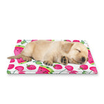 Cute Berry Watermelon Pattern Print Pet Cooling Mat Cover
