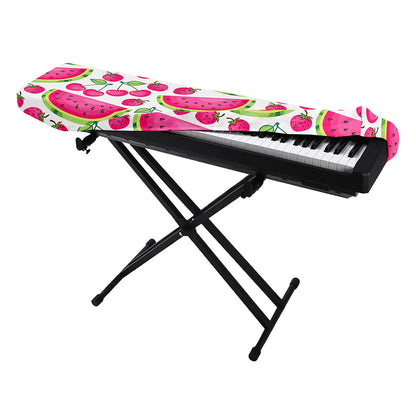 Cute Berry Watermelon Pattern Print Piano Keyboard Cover