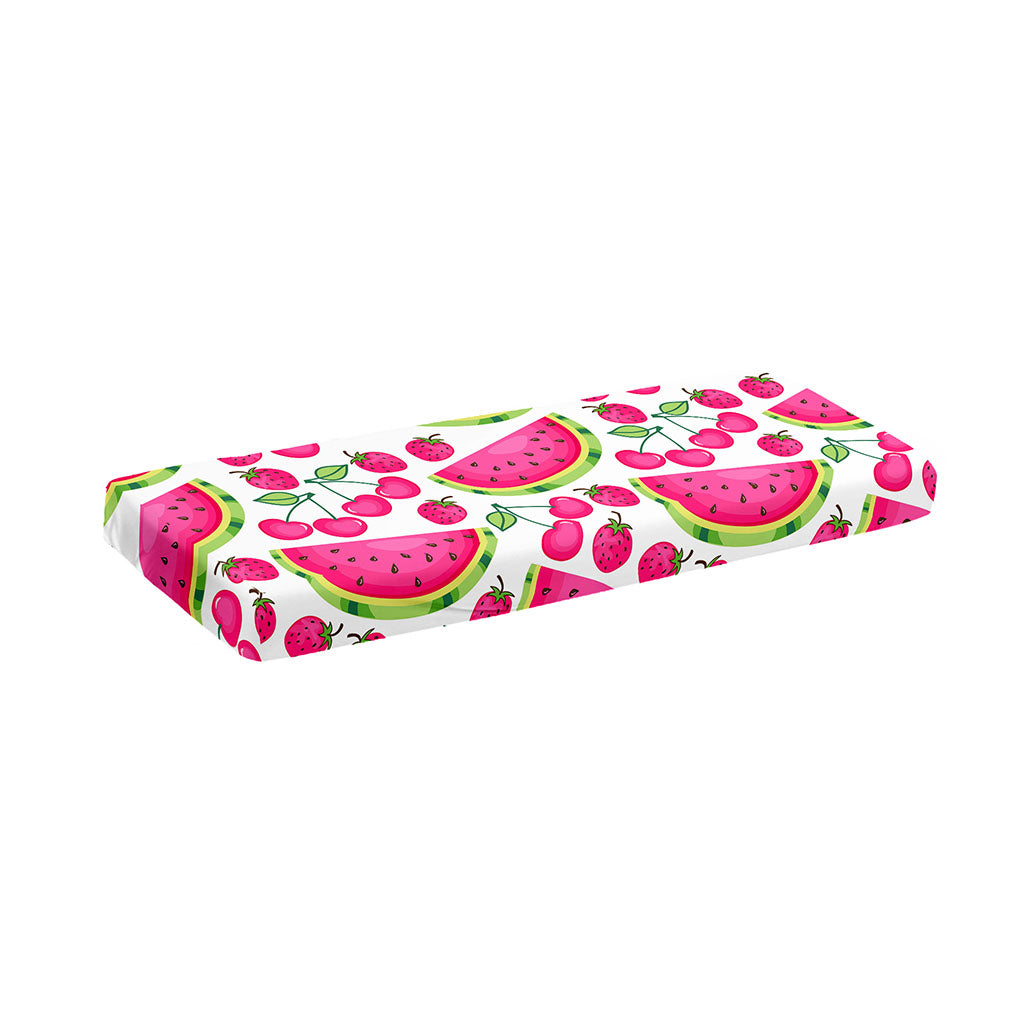 Cute Berry Watermelon Pattern Print Piano Keyboard Cover