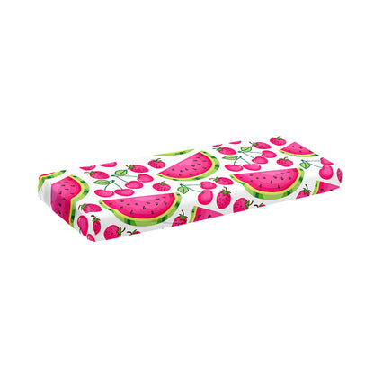 Cute Berry Watermelon Pattern Print Piano Keyboard Cover
