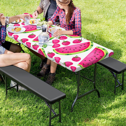 Cute Berry Watermelon Pattern Print Picnic Table Cover