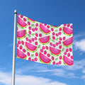 Cute Berry Watermelon Pattern Print Polyester Flag