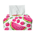 Cute Berry Watermelon Pattern Print Rectangle Tissue Box Cover
