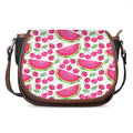 Cute Berry Watermelon Pattern Print Saddle Bag
