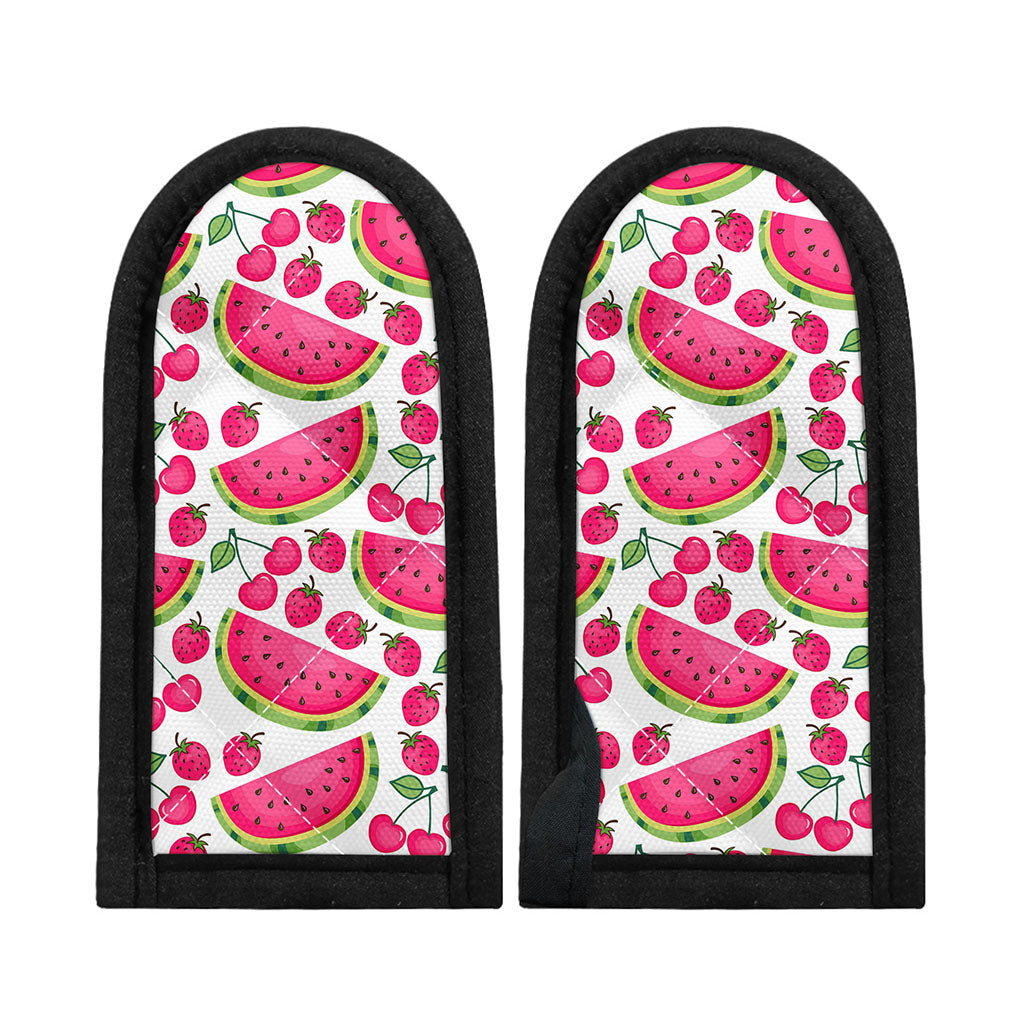 Cute Berry Watermelon Pattern Print Skillet Handle Cover