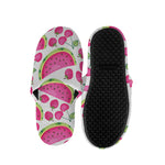 Cute Berry Watermelon Pattern Print Slippers