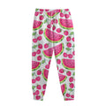 Cute Berry Watermelon Pattern Print Sweatpants