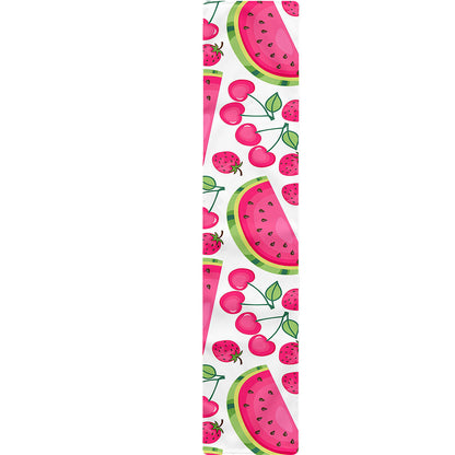 Cute Berry Watermelon Pattern Print Table Runner