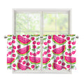 Cute Berry Watermelon Pattern Print Tier Curtains